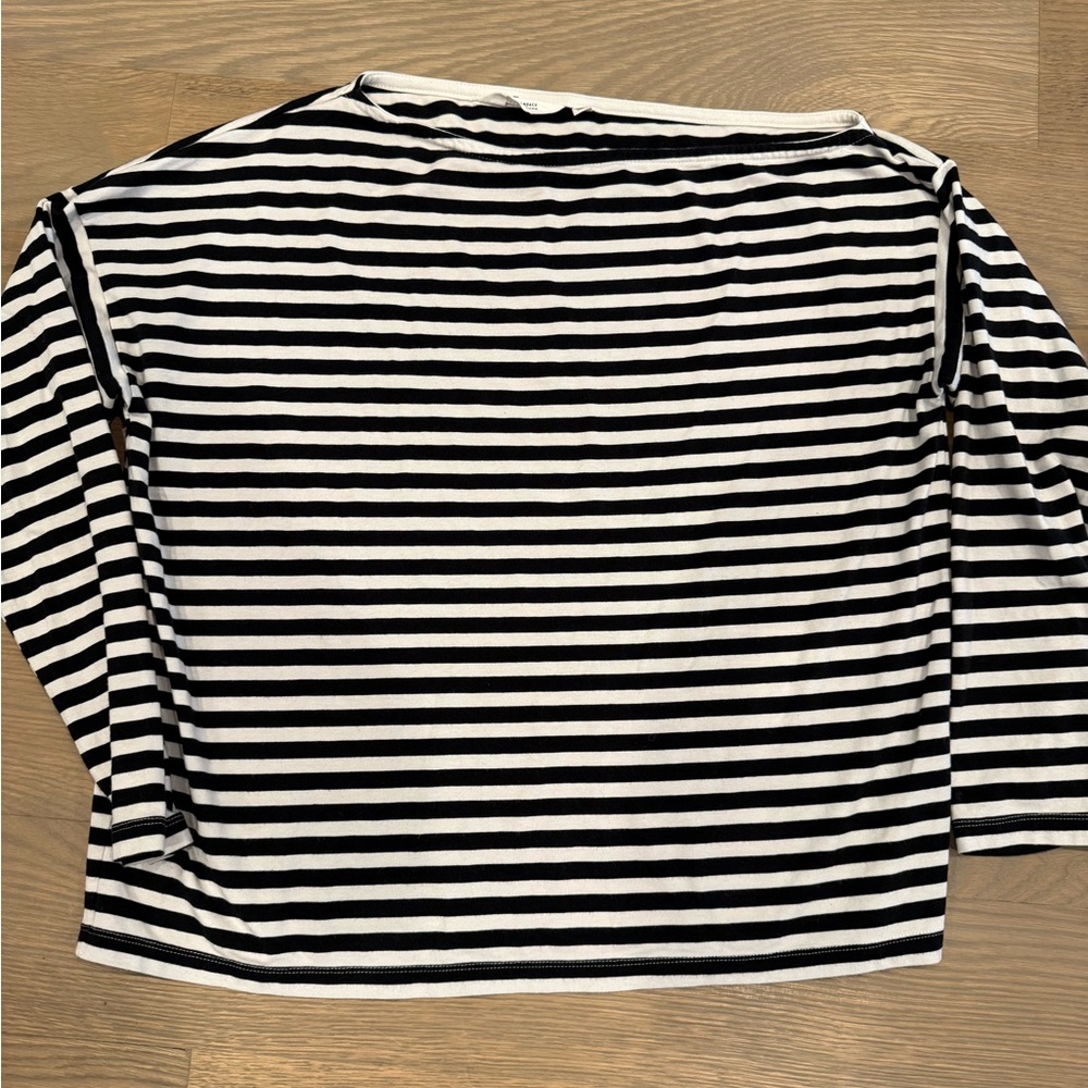 Candace Cameron Bure Zebra Stripe Top